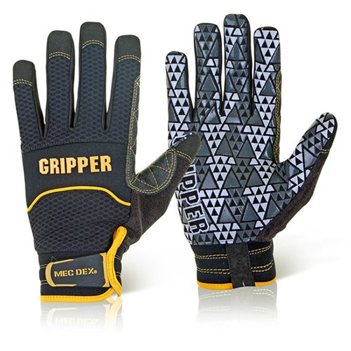 Mec DexRough Gripper Mechanics Gloves 1 Pair Black XL
