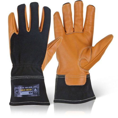 Mec DexFluxWelder Mechanics Gloves 1 Pair Tan XL