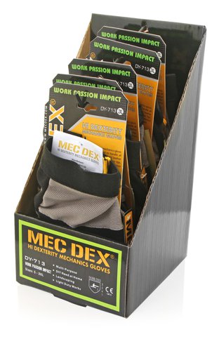 Mec DexWork Passion Impact Mechanics Gloves 1 Pair