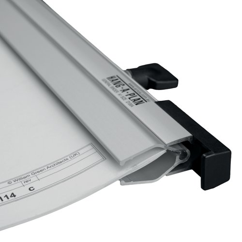 MF81121 | Arnos Hang-A-Plan general binders are perfect for storing plans, drawings, and other large flat sheets and materials. Made from a strong 3-part aluminium clamp construction, they are easy to open with a spring loaded anti-jam clamp and wing nuts. Featuring a centred carry handle for balanced lifting and less strain, these binders are hand assembled and tested to meet strict quality standards. Supplied with index labels.
