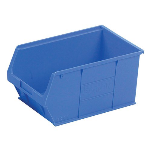 TC5 Container Bin Heavy Duty Polypropylene W350xD205xH182mm Blue 010051 [Pack 10]