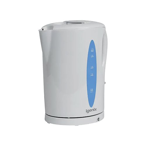 White 1.7 Litre 2200W Cordless Jug Kettle IG7270 - Igenix - MK05870 - McArdle Computer and Office Supplies