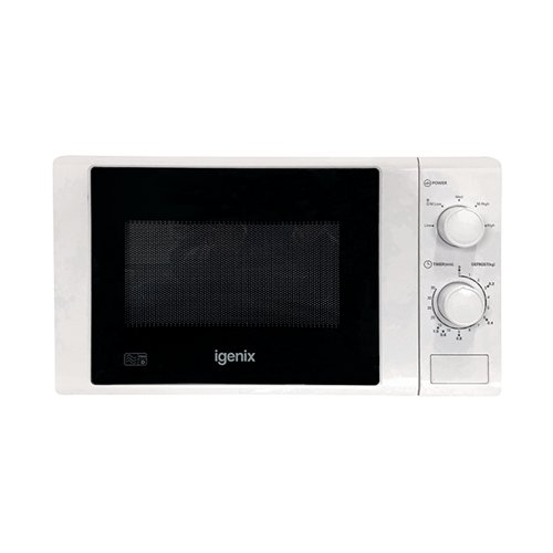 Igenix 20 Litre 700w Manual Control Microwave White IG20701