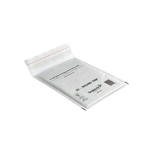 Mail Lite Round Trip Padded Mailer D1 180 x 260mm White (Pack of 100) 100935833