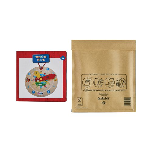 Mail Lite Bubble Postal Bag Gold E2-220x260 (Pack of 100) 101098094 Sealed Air Ltd