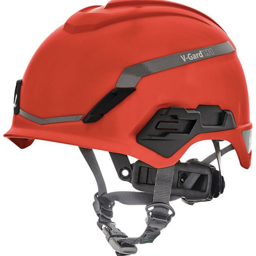 MSA V-Gard H1 Non Vented Helmet Red