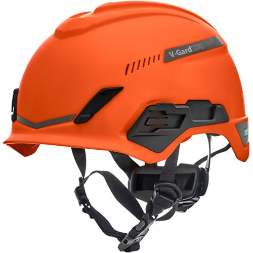 MSA V-Gard H1 Tri-Vented Safety Helmet Orange