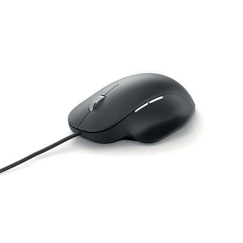 Microsoft Ergonomic Wired Mouse Right Hand USB-A BlueTrack Black RJG-00002