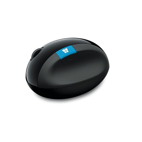 Microsoft Sculpt Ergonomic RF Wireless Mouse Right Handed Black 5LV-00002