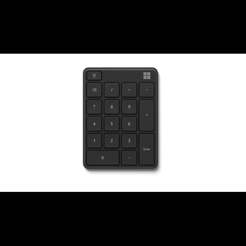 Microsoft Number Pad numeric keypad Universal Bluetooth Black