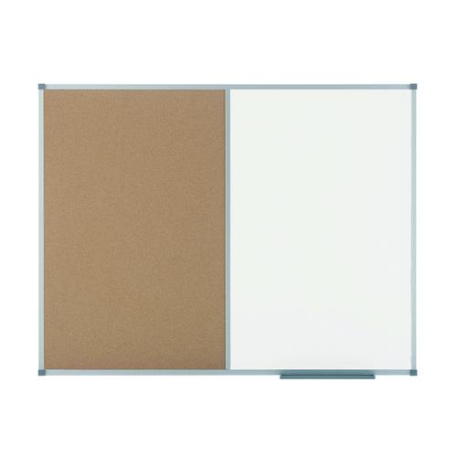 Nobo Elipse Combination Board Magnetic Dry Wipe/Cork 900x600mm 1901587