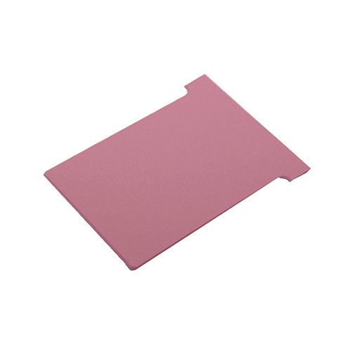 Nobo T-Card Size 2 48 x 85mm Pink (Pack of 100) 32938905