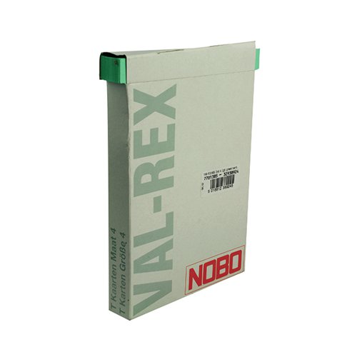 Nobo T-Card Size 4 112 x 180mm Light Green (Pack of 100) 32938924