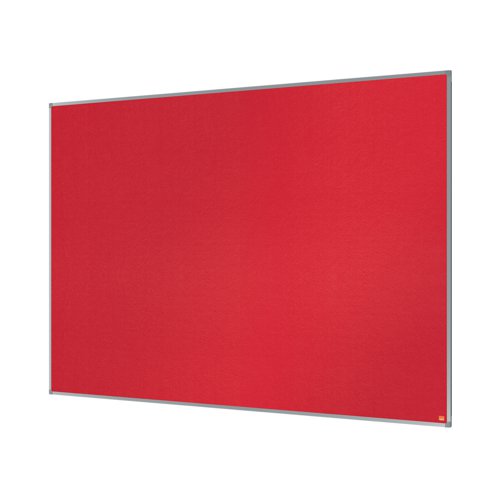 Nobo Essence Felt Notice Board 1800x1200mm Red 1904068 - NB44311
