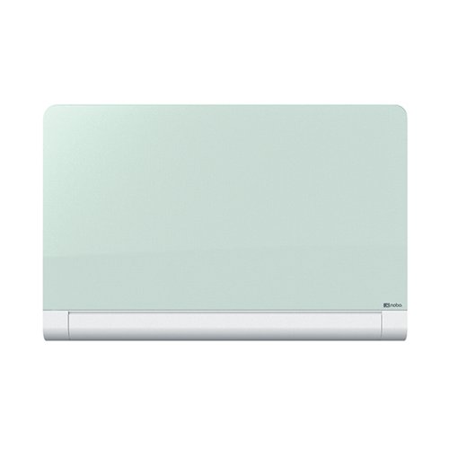 Nobo Widescreen 45 inch White Rounded Glass Whiteboard 1905191