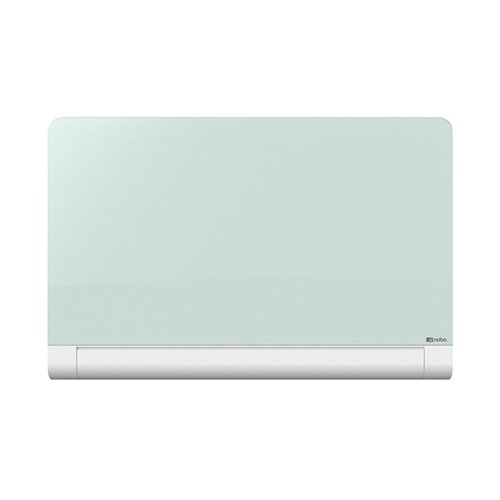 Nobo Widescreen 57 inch White Rounded Glass Whiteboard 1905192