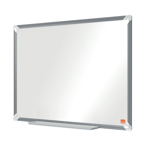 Nobo Premium Plus Steel Magnetic Whiteboard 600 x 450mm 1915154 NB60826 Buy online at Office 5Star or contact us Tel 01594 810081 for assistance