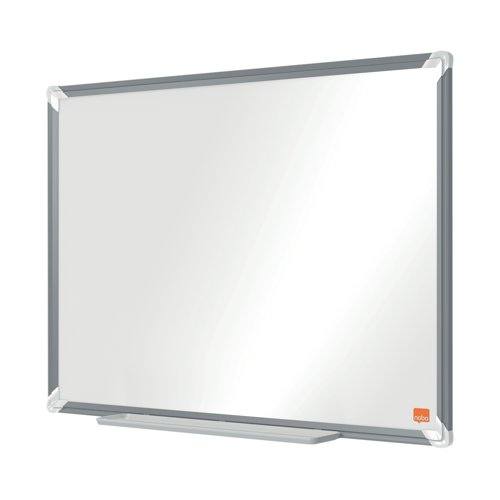 NB60828 Nobo Premium Plus Steel Magnetic Whiteboard 1200 x 900mm 1915156