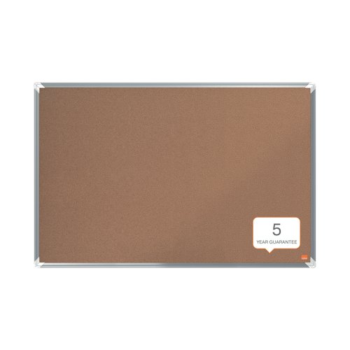 Nobo Premium Plus Cork Notice Board 900 x 600mm 1915180 NB60852 Buy online at Office 5Star or contact us Tel 01594 810081 for assistance