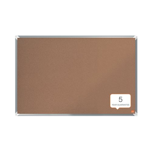 Nobo Premium Plus Cork Notice Board 1800 x 1200mm 1915184 NB60856 Buy online at Office 5Star or contact us Tel 01594 810081 for assistance