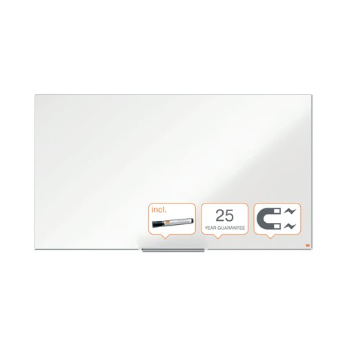 NB60927 Nobo Impression Pro Widescreen Enamel Magnetic Whiteboard 1550 x 870mm 1915251