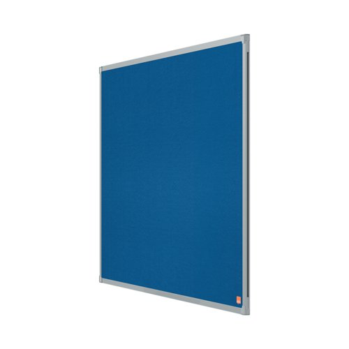 NB61343 Nobo Essence Felt Notice Board 1800 x 1200mm Blue 1915438