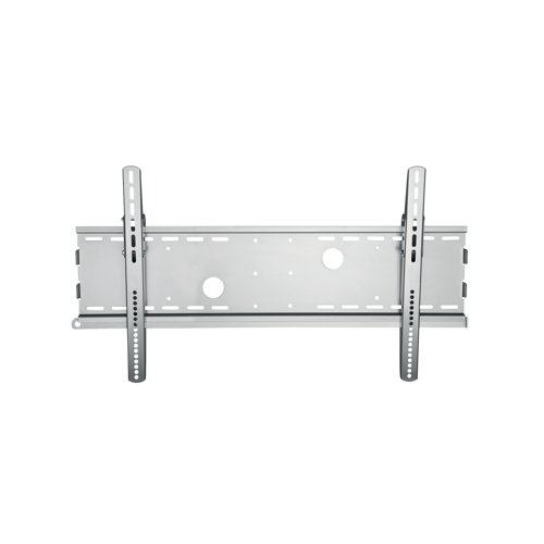 This wall mount is easy to install, supporting the weight of up to 100kg. Compatible with flat screen televisions from 37 up to 85 inches, the mount is supplied in silver.