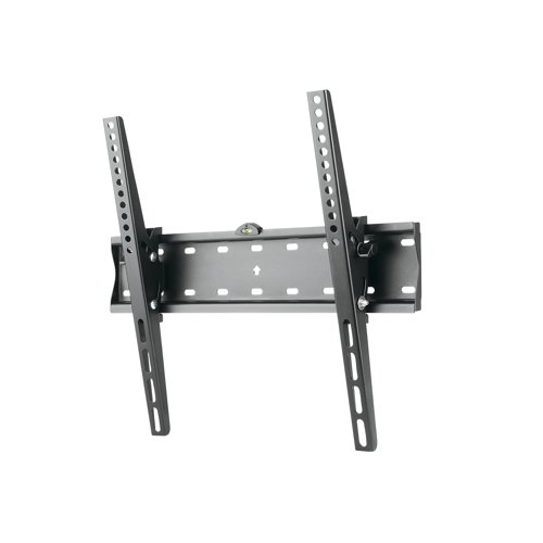 NEO44839 | This wall mount is easy to install with an integrated bubble spirit level for precision. Supporting the weight of up to 40kg, this tilting wall mount is compatible with flat televisions from 32 up to 55 inches. Supplied in black.