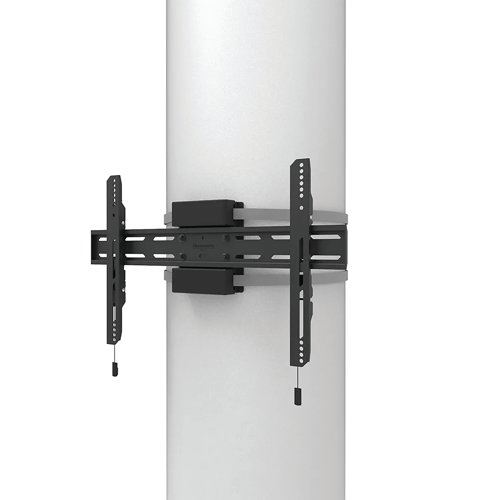 NEO44952 | The Neomounts Select is a fixed pillar mount for screens up to 75 inches with a maximum weight capacity of 50kg. The mount is suitable for 250-1000mm cylinder, square and rectangular pillars. Individual bracket height and level adjustment are available for the perfect installation. With a depth of 67mm it is suitable for screens that meet VESA hole pattern 200x100 to 600x400 mm. The pillar mount has a strap of 3500mm and can be locked if required with the anti-theft screw provided or with a padlock (not included). The mount features a nifty magnetic pull and release system, that allows you to attach the TV in a secure, safe and solid manner. Afterwards, the pull and release straps can be easily hidden behind the screen by clicking the magnet to the mount. The ratchet clamp ensures easy installation, as well as the separate magnetic spirit level tool that is included.