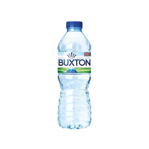 Buxton Natural Mineral Water Bottle 500ml Still A01708 [Pack 24]