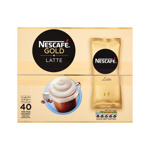 Nescafe Latte Coffee Sachets 720g (Pack of 40) 12579323
