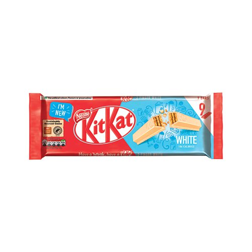 Nestle KitKat 2 Finger White Chocolate Pack of 9 12514269