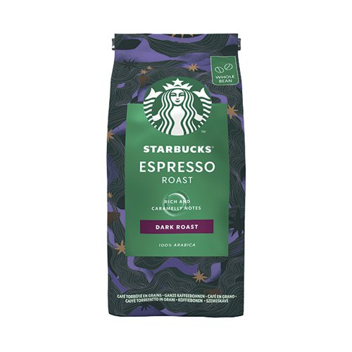 Starbucks Espresso Dark Roast Whole Bean Coffee 200g 12461186