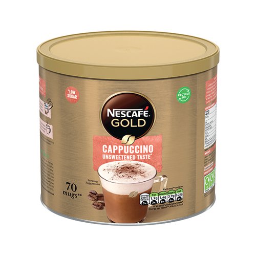 Nescafe Gold Cappuccino Unsweetend Taste Instant Coffee 1Kg 12405010