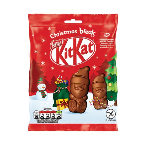 Nestle KitKat Mini Pouch Santa 55g 12479536