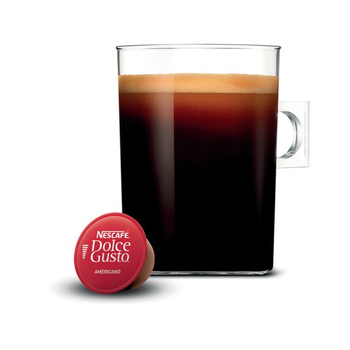 Nescafe Dolce Gusto Americano Coffee 3x16 Pods 136g (Pack of 48) 12528219 NL43963 Buy online at Office 5Star or contact us Tel 01594 810081 for assistance