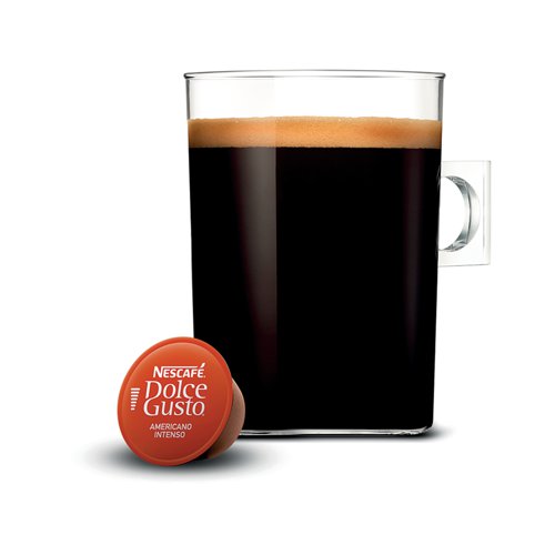 Nescafe Dolce Gusto Americano Intenso Coffee 132.8g (Pack of 48) 12528702