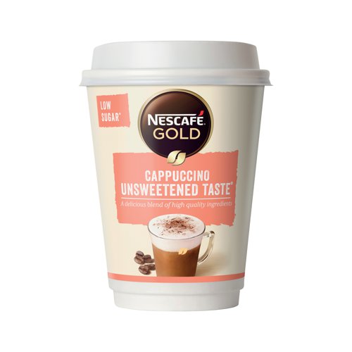 The Nescafe and Go system offers a wide choice of hot drinks in one compact machine. No plumbing is needed, just choose your drinks, plug in the machine and you're ready to go. This Nescafe and Go Instant Cappuccino coffee refill is light, uplifting and refreshing, with a fantastic texture and taste packed in to every single cup. Easy to refill, all your staff or customers need to do is choose a cup, place it under the water dispenser and in no time at all they'll have a delicious, warming hot drink.