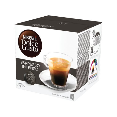 Nescafe Dolce Gusto Espresso Intenso Capsules (Pack of 48) 12386552