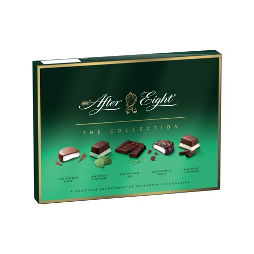 NL78141 Nestle After Eight Box The Collection Assorted Mint Chocolates 199g 12497971