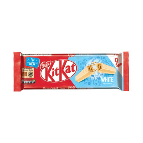 Nestle Kit Kat 2 Finger White Chocolate (Pack of 9) 12499022