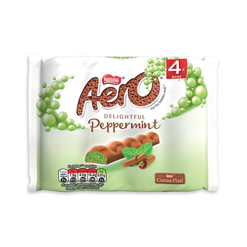 Nestle Aero Peppermint x4 27g Bar Multipack (Pack of 14) 12279052
