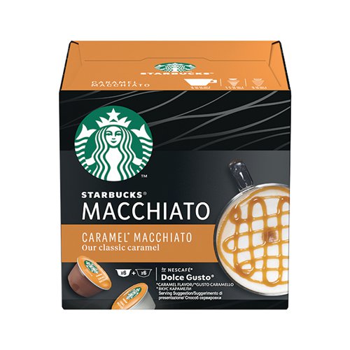 Nescafe Dolce Gusto Starbucks Caramel Macchiato Coffee Capsules (Pack of 36) 12397694