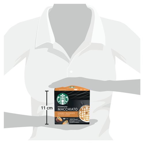 Nescafe Dolce Gusto Starbucks Caramel Macchiato Coffee Pods (Pack of 36) 12397694 - NL92699
