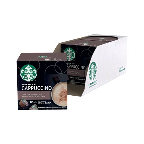 Café cappuccino en cápsulas Starbucks Nescafé Dolce Gusto 12