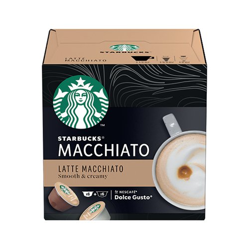 Nescafe Dolce Gusto Starbucks Latte Macchiato Coffee Capsules (Pack of 36) 12397696