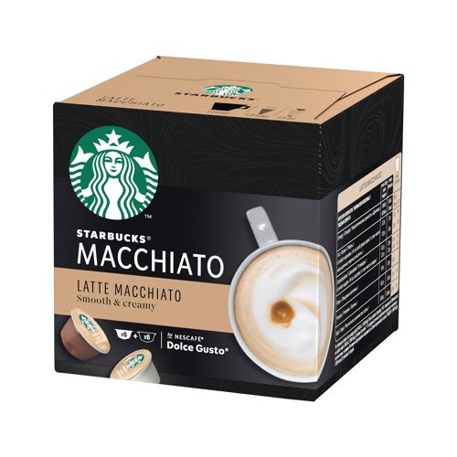 Nescafe Dolce Gusto Starbucks Latte Macchiato Coffee Pods (Pack of 36) 12397696 - NL92703