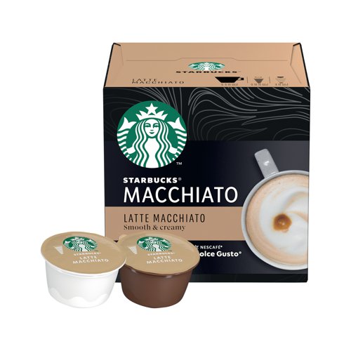 Nescafe Dolce Gusto Starbucks Latte Macchiato Coffee Pods (Pack of