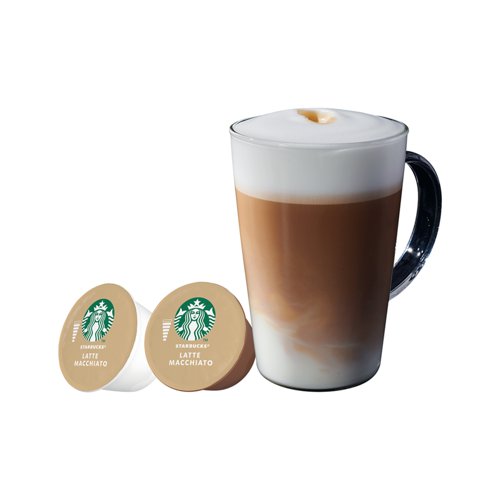 Nescafe Dolce Gusto Starbucks Latte Macchiato Coffee Pods (Pack of 36) 12397696 - NL92703