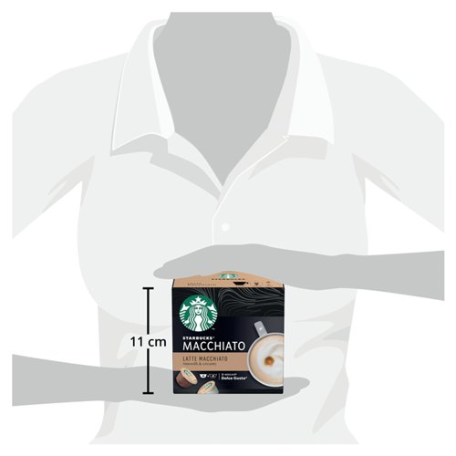 Nescafe Dolce Gusto Starbucks Latte Macchiato Coffee Pods (Pack of 36) 12397696